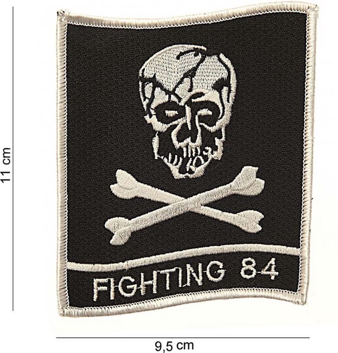 Embleem stof Fighting 84 groot