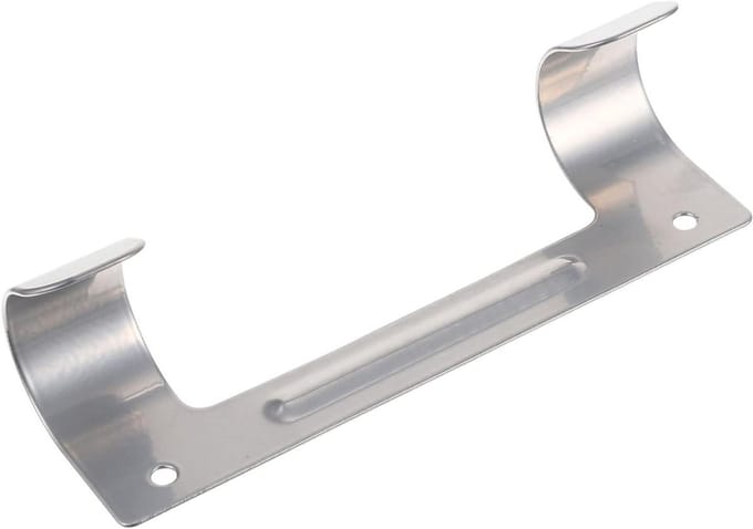 Strijkplank Haak - Wandhouder Organizer - Ruimte Besparen - Dubbele Haak Ontwerp - 15.3 cm Lengte - Grijs