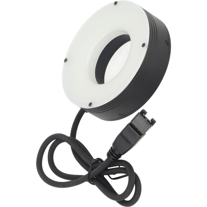 Lampe Annulaire LED pour Microscope Anneau Lumineux Haute Luminosité Illuminateur pour Caméra Binoculaire Stéréo