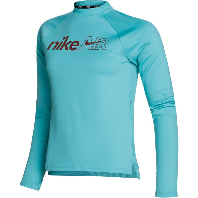 Nike Dri-Fit Air Longsleeve Dames-Berry,Blauw