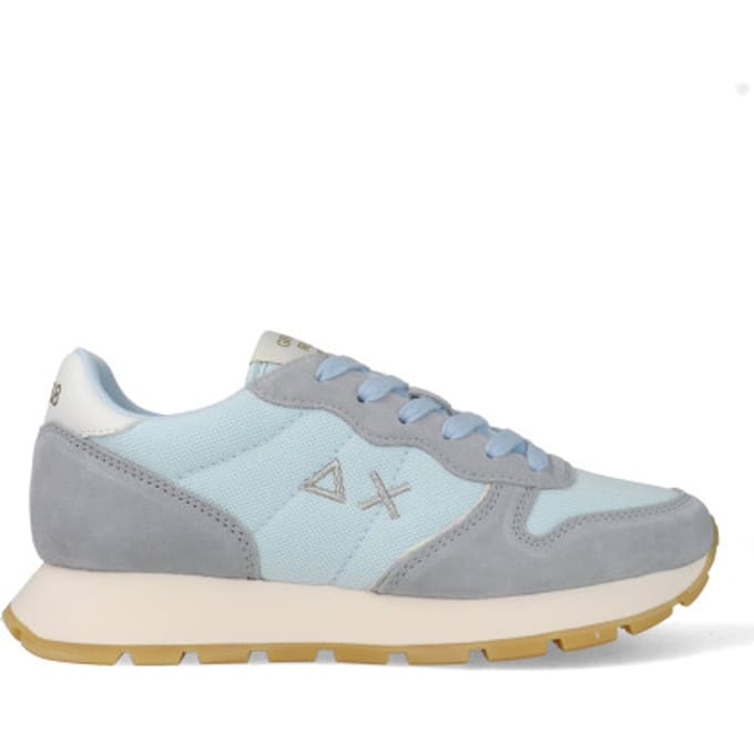 Sun 68 Ally Glitter dames sneaker - Licht blauw - Maat 41