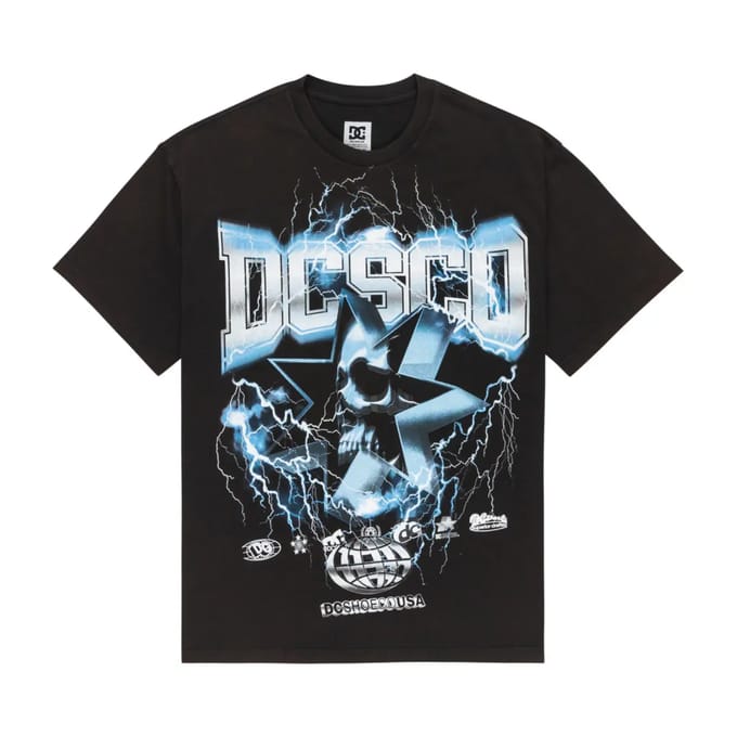 T-shirt DC Shoes Skull Shock