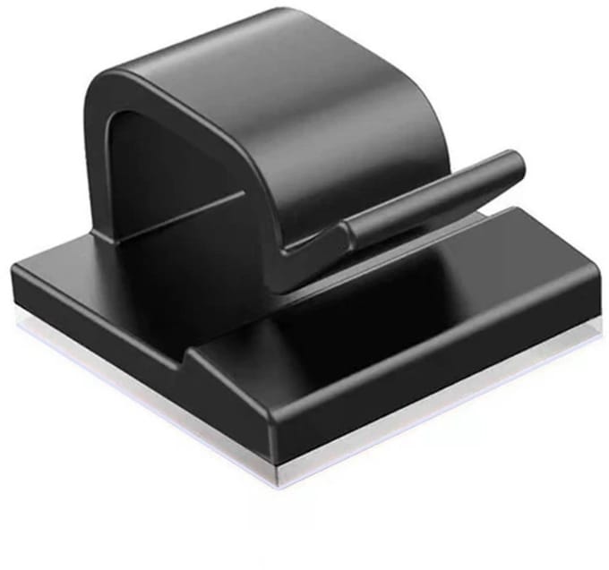 Keltin Kabelclips - Zelfklevend - Set van 10 - Compact - Zwart - 14x14 mm