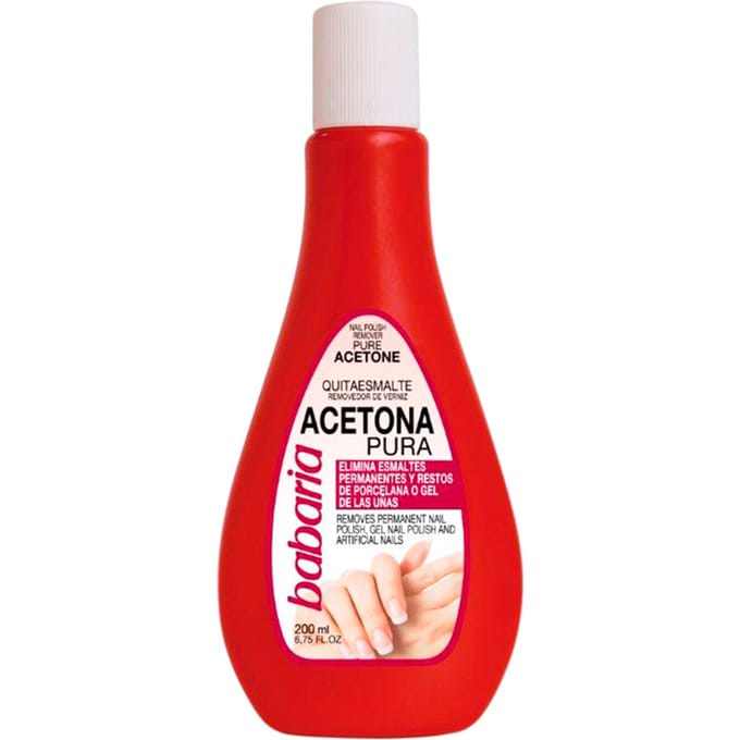 Babaria Pure Acetone Enamels And Permanent Gels 200ml