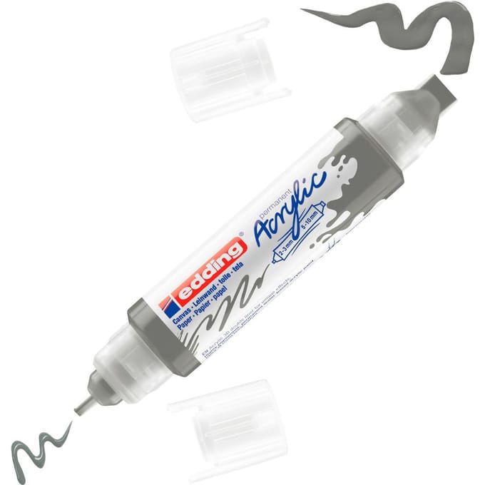 Edding 5400 3D double liner - Acrylmarker - Antraciet (926)