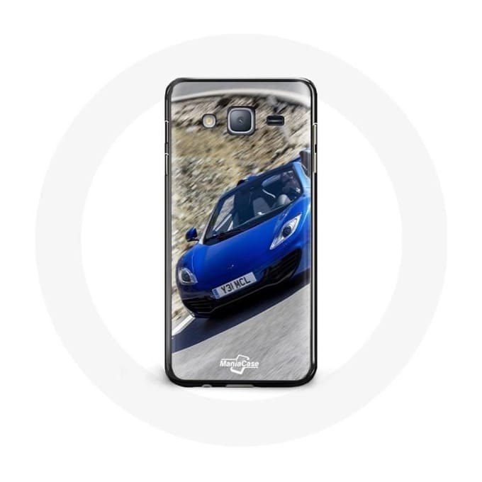 Coque - McLaren - Samsung Galaxy J3 2016 - Souple - Protection - Formule 1 Bleu bleu