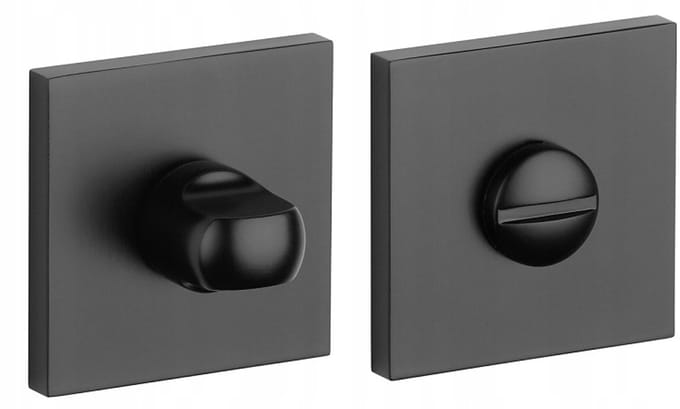 APRILE WC-slot Rose Zwart Mat Vierkant