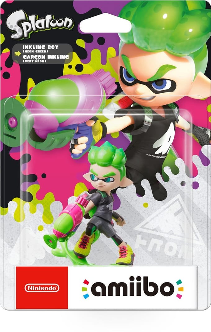 Nintendo AMIIBO: Splatoon 2 - Inkling Boy (Neon Green) (Multi)