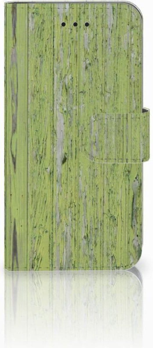 Apple iPhone X | Xs Book Style Case Green Wood