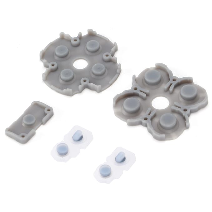 Controller Siliconen Geleidende Rubberen Pads Handvat Knoppen Reparatie Vervangingsonderdeel voor PS5 gray