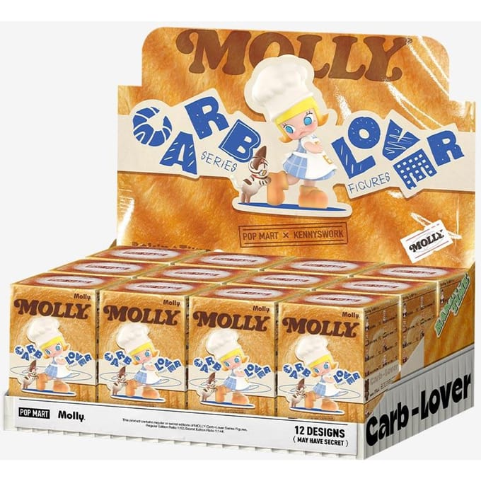 POP MART MOLLY Carb-Lover Serie Figuren Blind Box (Enkelpak / 12-delige set)