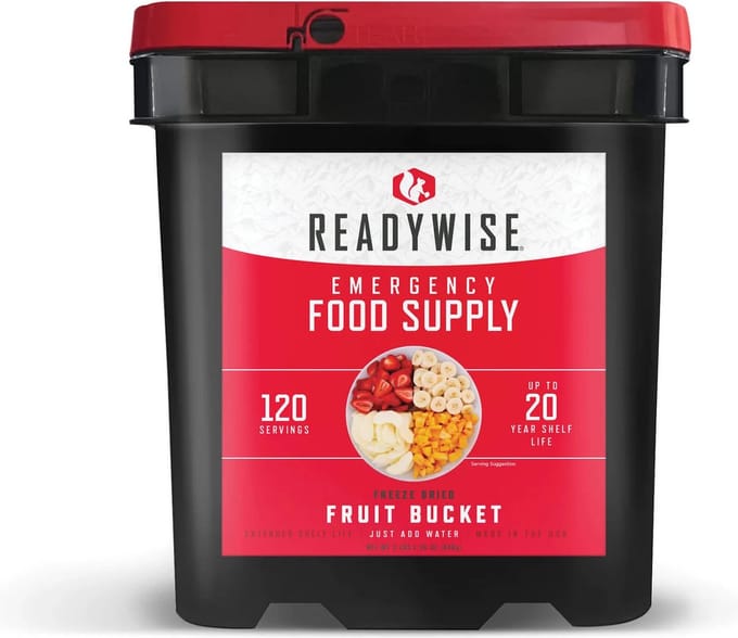 ReadyWise Noodrantsoen 120 porties Gemixt Fruit