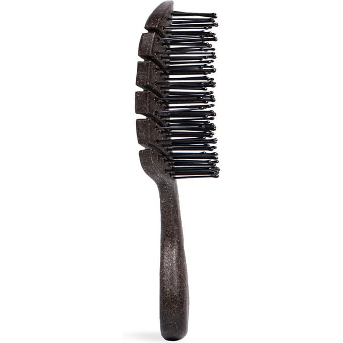 Brosse plate MINI PADDLE - IDC - Démêlant - À base de café - Tous types de cheveux - Douceur et brillance