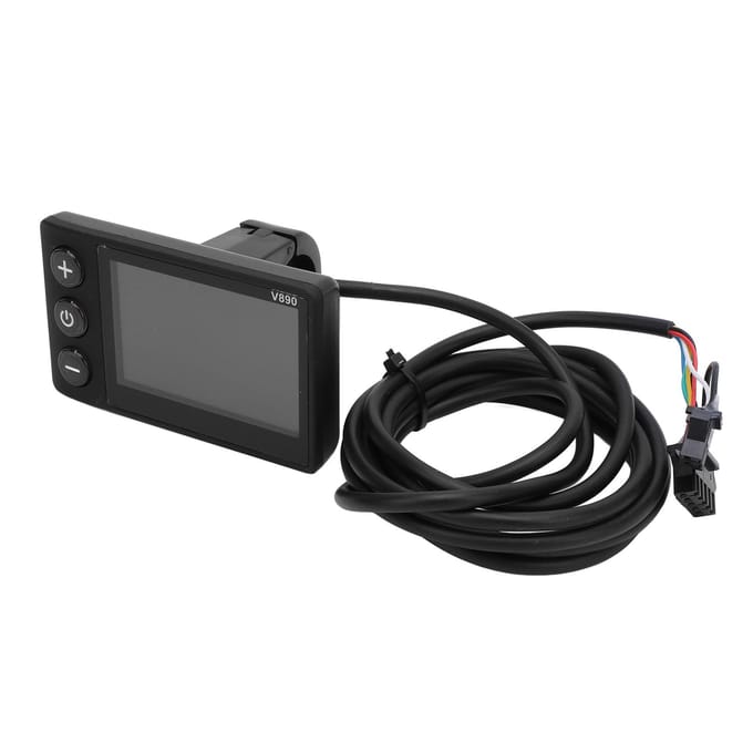 Elektrische Fiets LCD Display 5P en 2P Universele Pasvorm 24V 36V 48V 60V LCD Display Meter V890 Kleur gray
