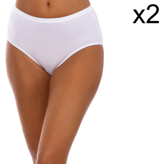 Pack-2 Bio Midi slips P0AZK vrouwen