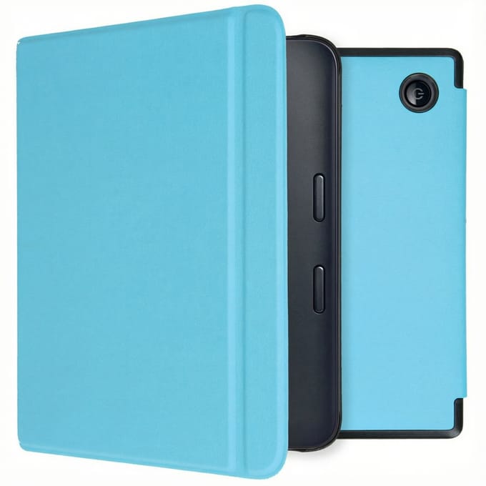 imoshion Slim Hard Case Bookcase voor de Kobo Libra 2 / Tolino Vision 6 - Lichtblauw