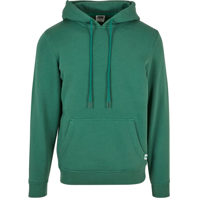 Urban Classics - Organic Basic Hoodie/trui - S - Groen