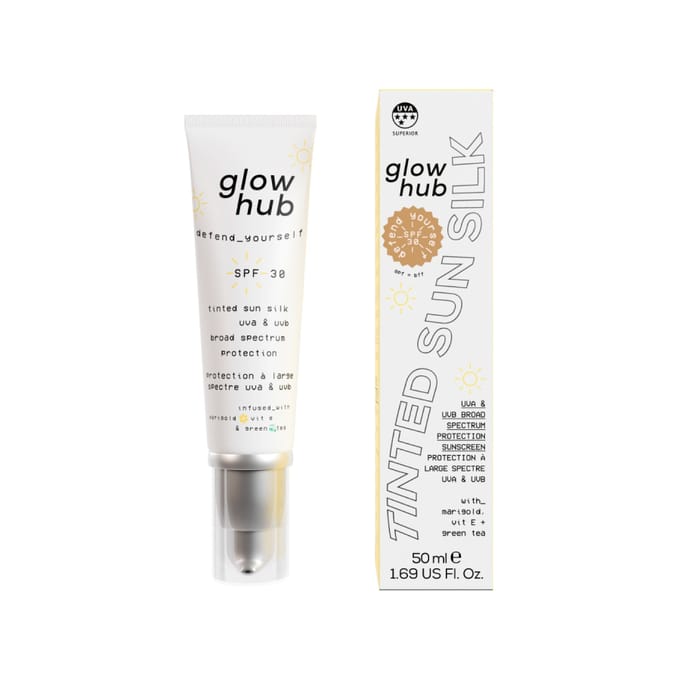 Glow Hub Tinted Sunsilk | SPF = BFF | Getinte dagcrème 50 ml | SPF 30 |