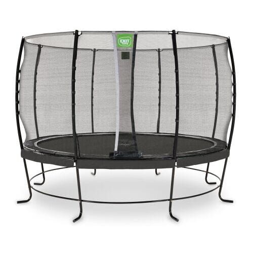 EXIT Lotus Classic Trampoline ø366cm - Op Poten - Rond - Trampoline Buiten - Voor Kinderen - Zwart