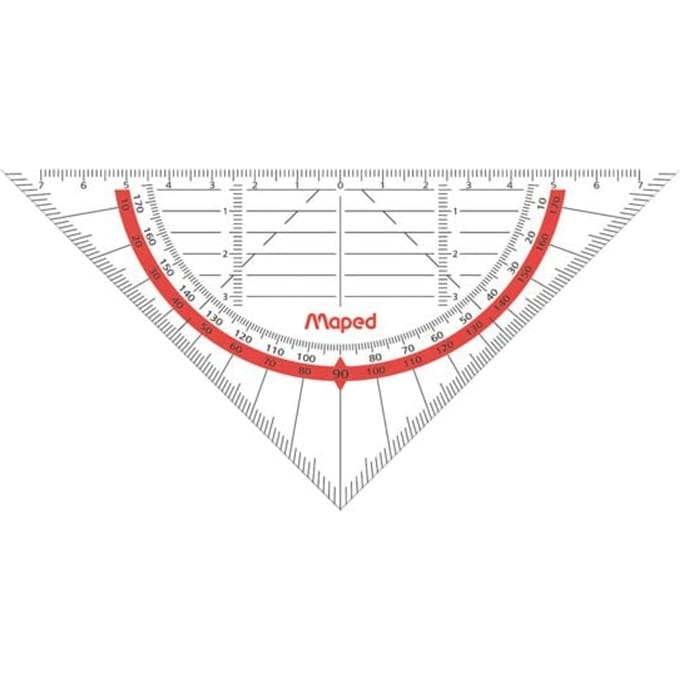 Geo-flex geodriehoek 16 cm - flexibel