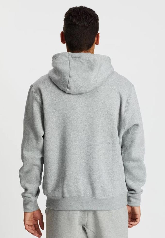 Nike Heren Sportswear Fleece Pullover Hoodie in Grijs