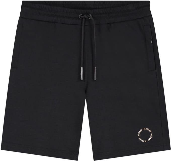 Ballin Amsterdam - Jongens Regular fit Shorts Sweat - Black - Maat 8