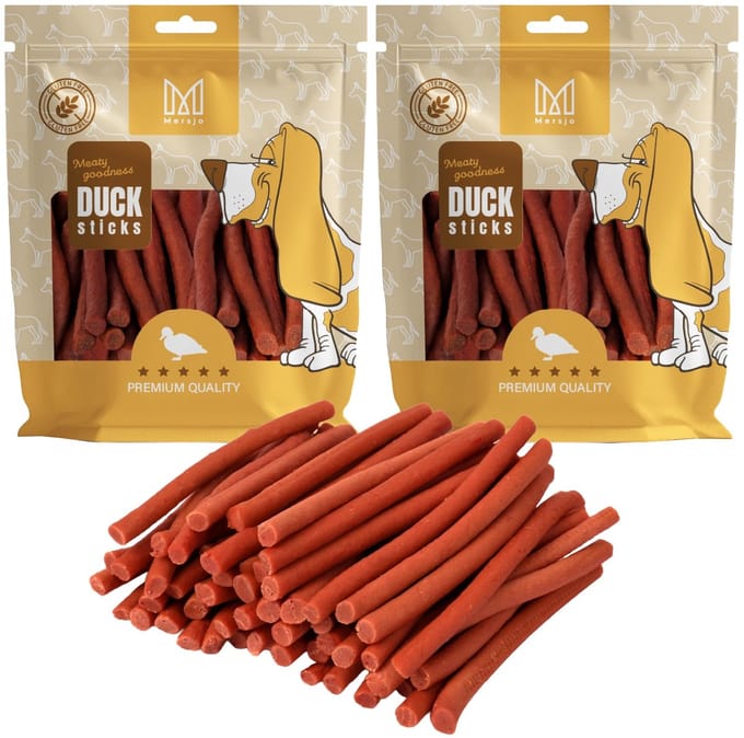 Mersjo - Serie - Hondensnack - Kabanosy - Eend - 1kg