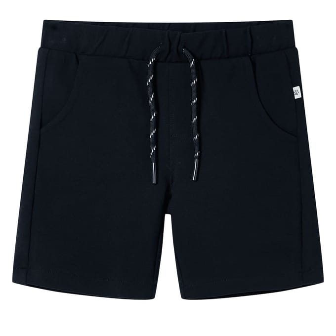 vidaXL - Kindershorts - met - trekkoord - 128 - marineblauw