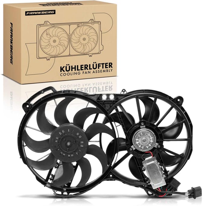 Frankberg 1x Motorradiator enkele ventilator