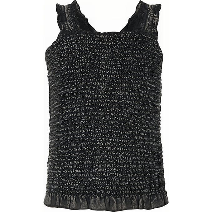 Shoeby Ruffle Top Jill&mitch By Darkgrey Größe: 98/104 | Hemden Outlet | kids | Grau