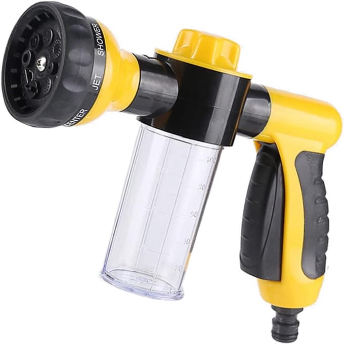Tuinslangmondstuk - Schuimsproeier - Auto Wassen - 8 Sproeistanden - 6-10 Meter - Groen
