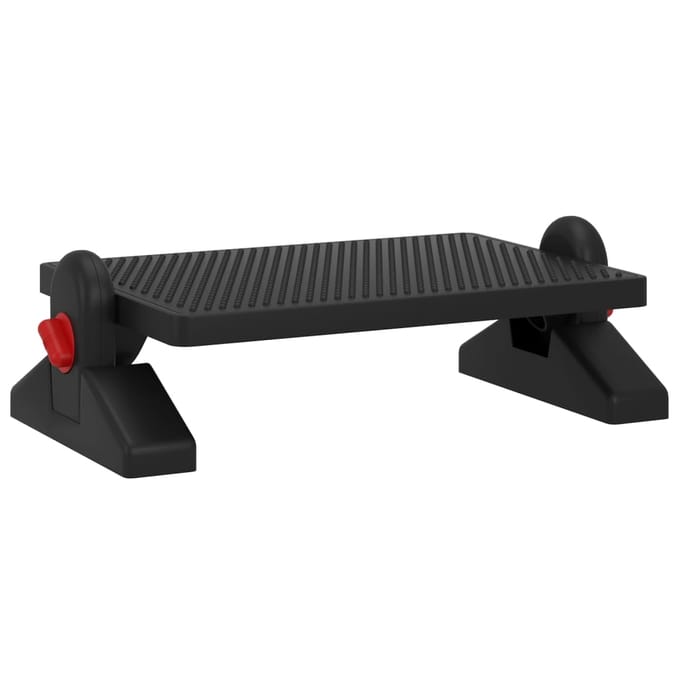 vidaXL - Voetensteun - 50x30,5x17 - cm - zwart