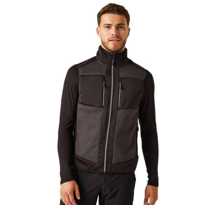 Regatta E-Volve Stretch Body Warmer Heren (Mineraalgrijs/antraciet)