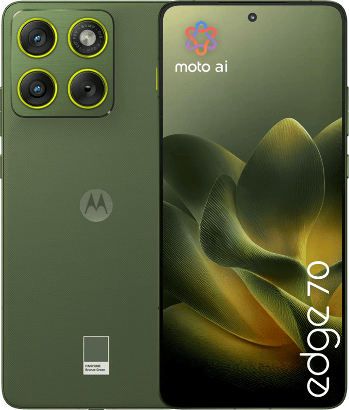 Motorola edge 70 17 cm (6.7) Dual SIM Android 16.0 5G USB Type-C 12 GB 512 GB 4800 mAh Groen