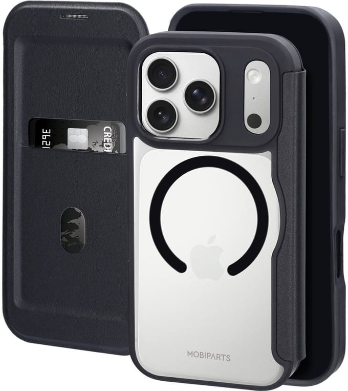 Mobiparts Shield Line Case geschikt voor Apple iPhone 17 Pro - Zwart