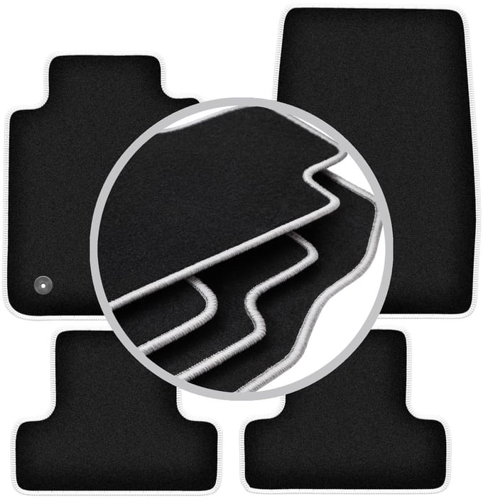 CARLUX-SILVER automatten voor: Ford Mustang MK6 coupé (2014-)