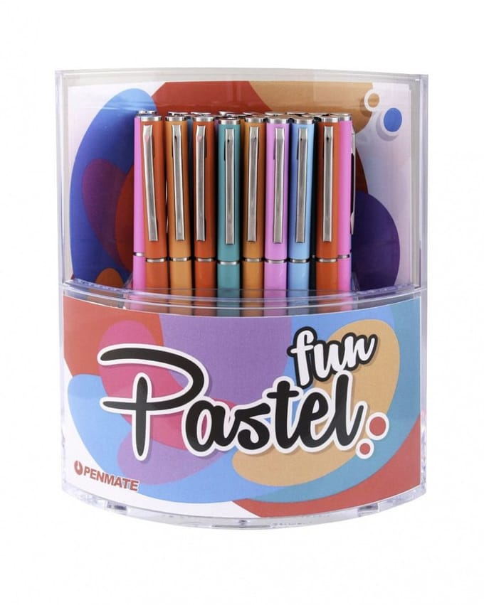 Penmate Pastel Metalen Pen - Intensieve Kleuren, 0.7mm