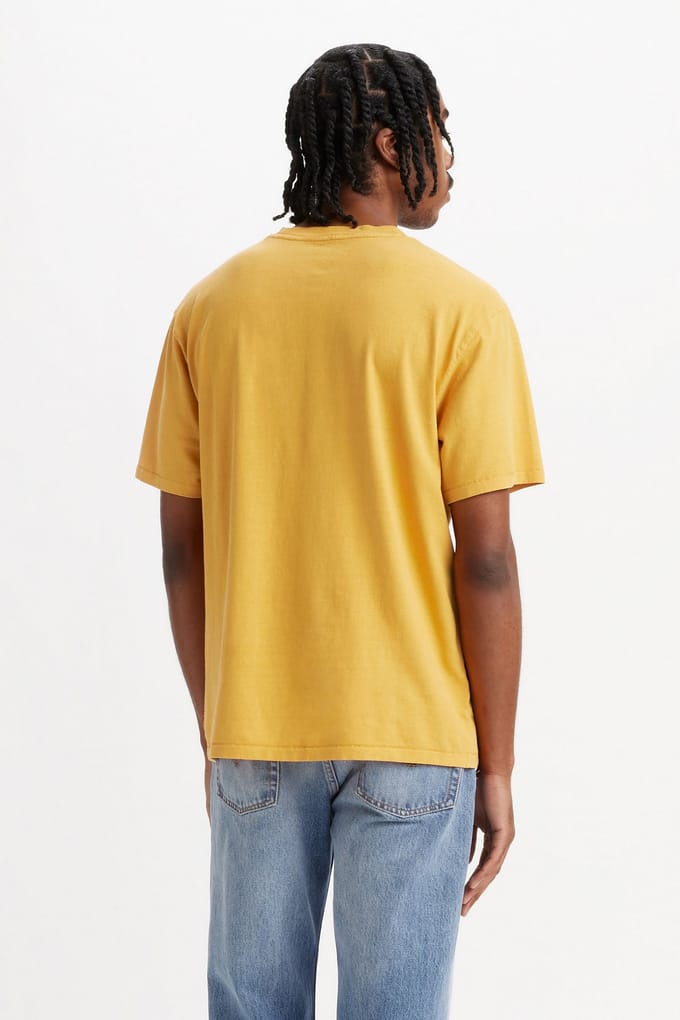 Levi's Red Tab Vintage Tee Garment Dye Ochre Taglia: S | Magliette basic Outlet | Uomo | Marrone