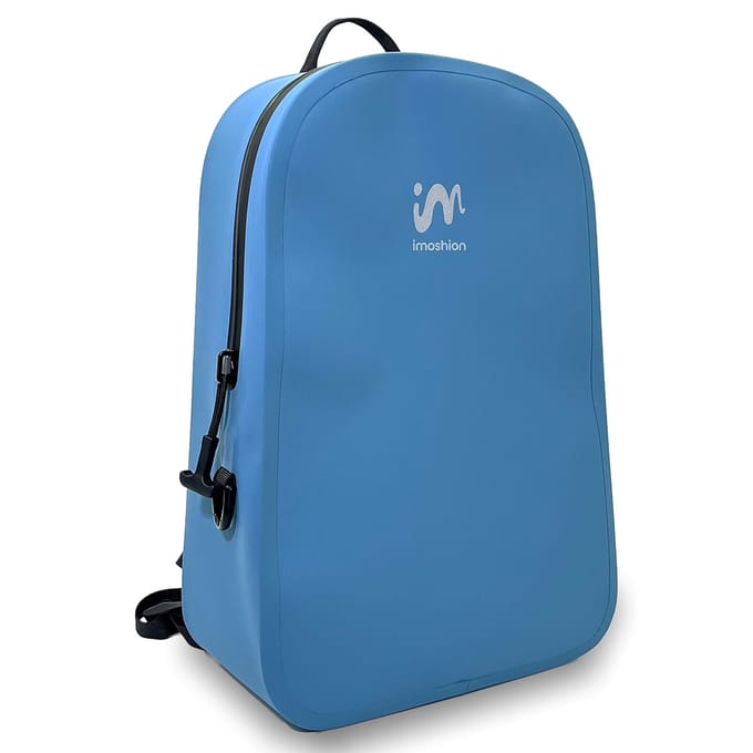 imoshion Air-Tight Waterdichte Rugzak - Medium - 16 L - Waterproof Rugtas - Soft Blue