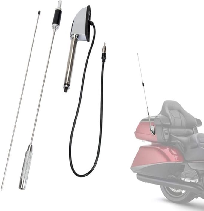 Allecto - Motorfiets Antenne Kit - Goldwing Gl1800 - 2001-2017