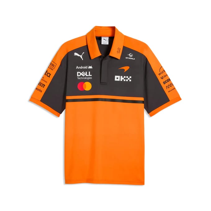 Puma Mclaren Replica Poloshirt Oranje L Man