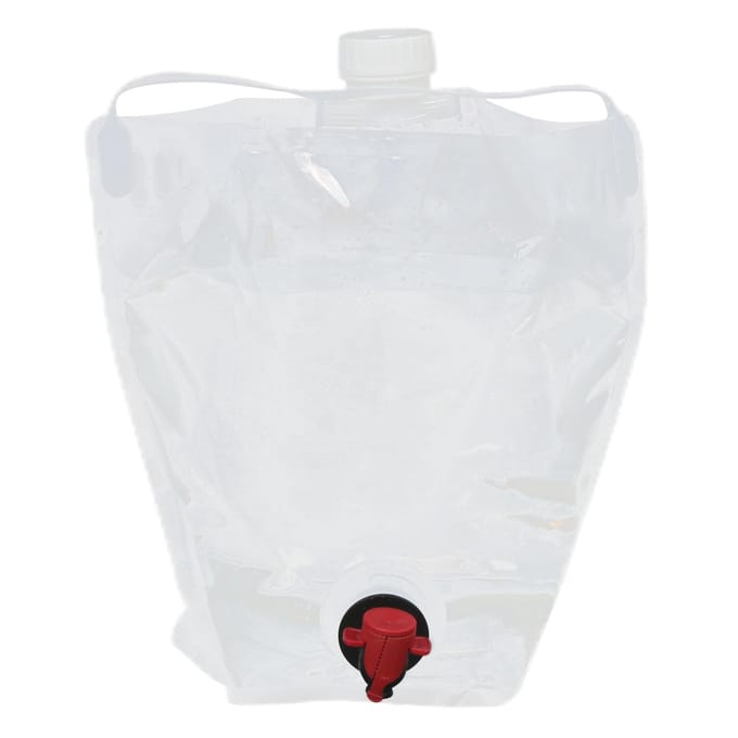 Opvouwbare Watercontainer 5L Outdoor PE Opvouwbare Container voor Barbecue Kamperen Reizen white
