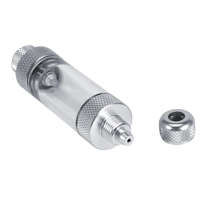 Aquarium Water Plant CO2 Non return Bubble Counter Fish Tank Tool(Dubbele kop) white