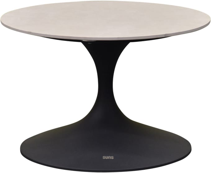 Suns Nova loungetafel 60xH40 cm rond sintered stone matt royal grey