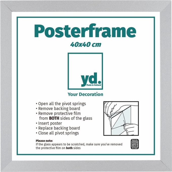 Your Decoration - Posterlijst 40x40 cm - MDF - Wit Mat - Parma