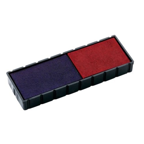 Stempelkussen Colop E/12/2 blauw en rood | 5 stuks