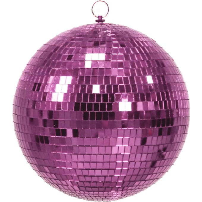 Housevitamin - Kerstversiering - Kersthanger - Discobal - Foam - Roze - 25x25x25cm