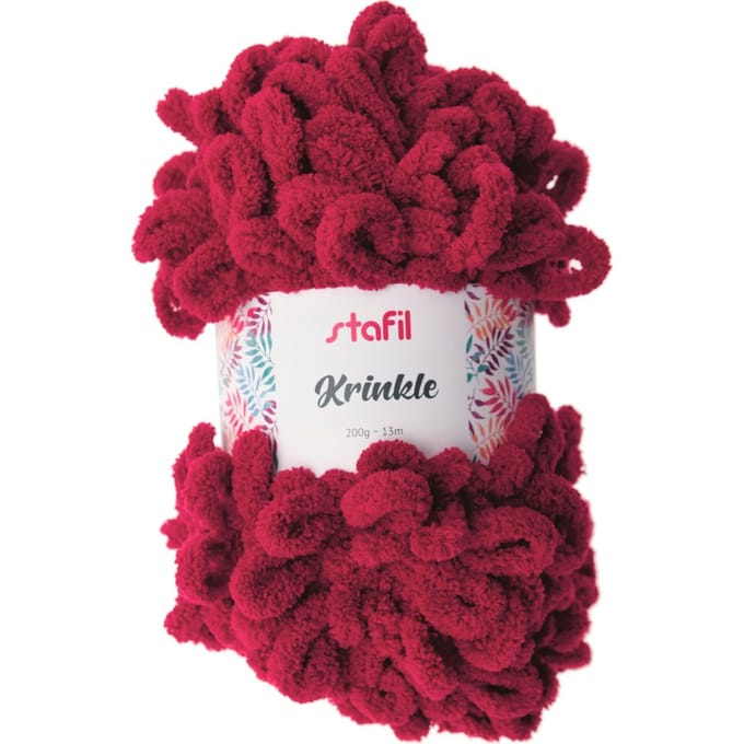 Wol "Krinkle" - Framboos