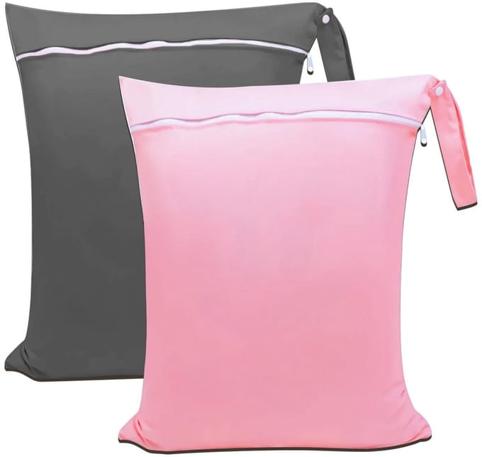 Dailygoods- Waszak Groot - 2 Stuks - Waterdicht - Opvouwbaar