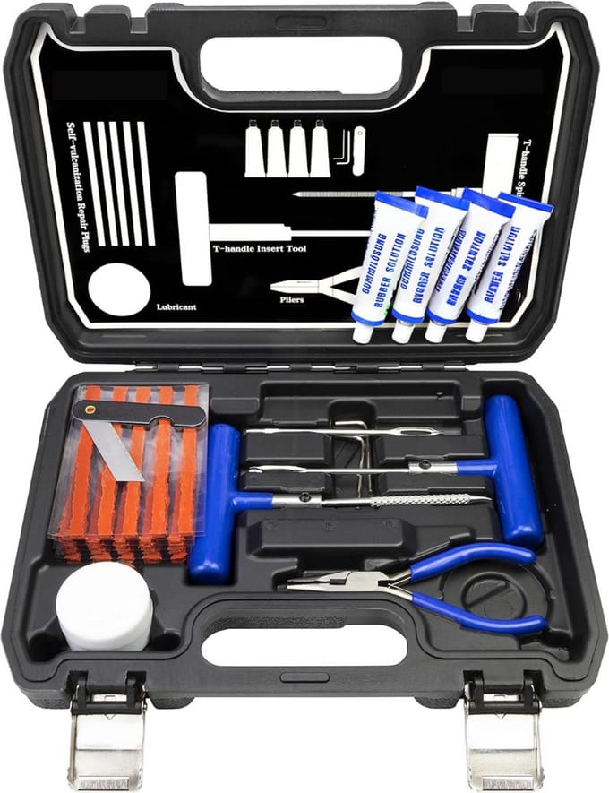 Proppenset - Autobanden Reparatie Set - Autobanden Pomp